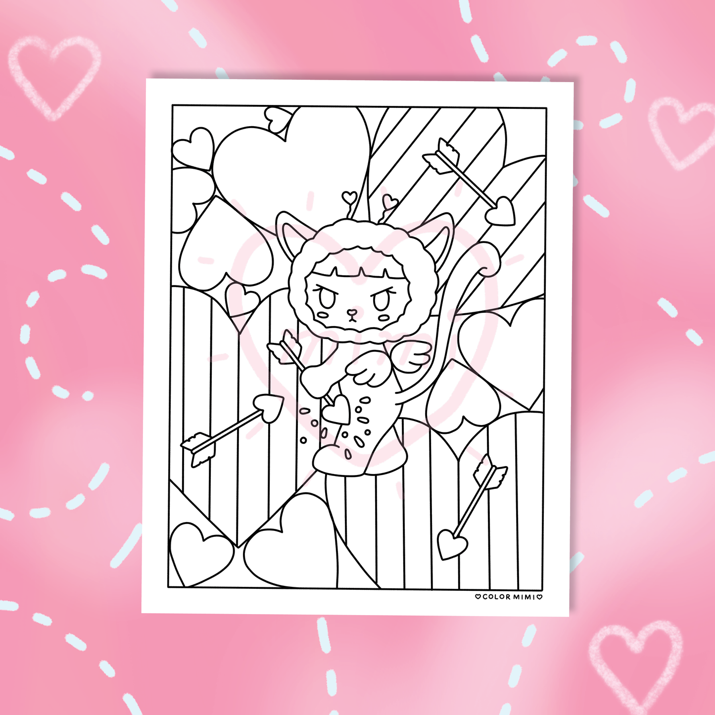 'Cupid Cat' Printables