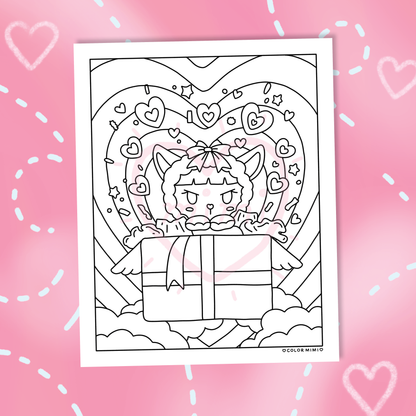 'Cupid Cat' Printables