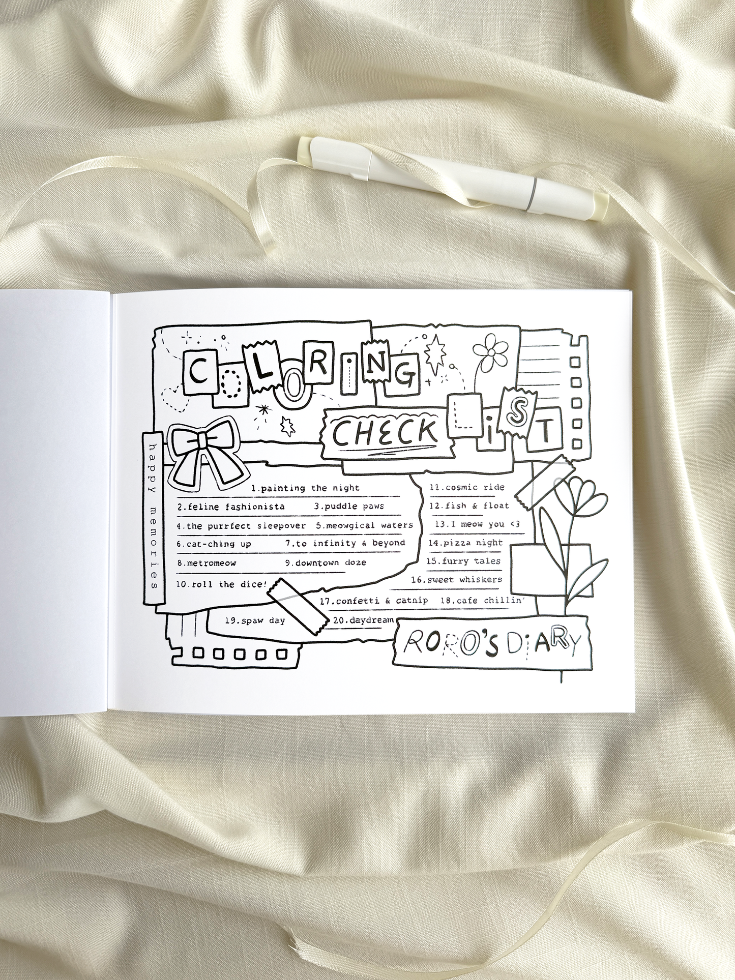 'Roro's Diary' Coloring Book Vol.3