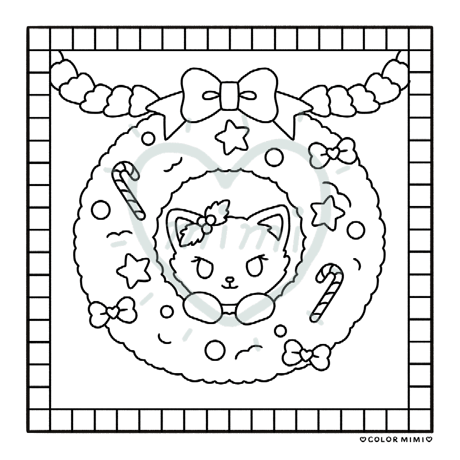 'Winter Whiskers' Printables
