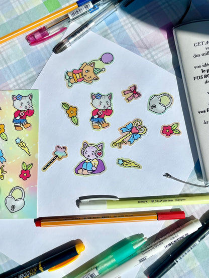 "Roro's Diary" Sticker Sheet