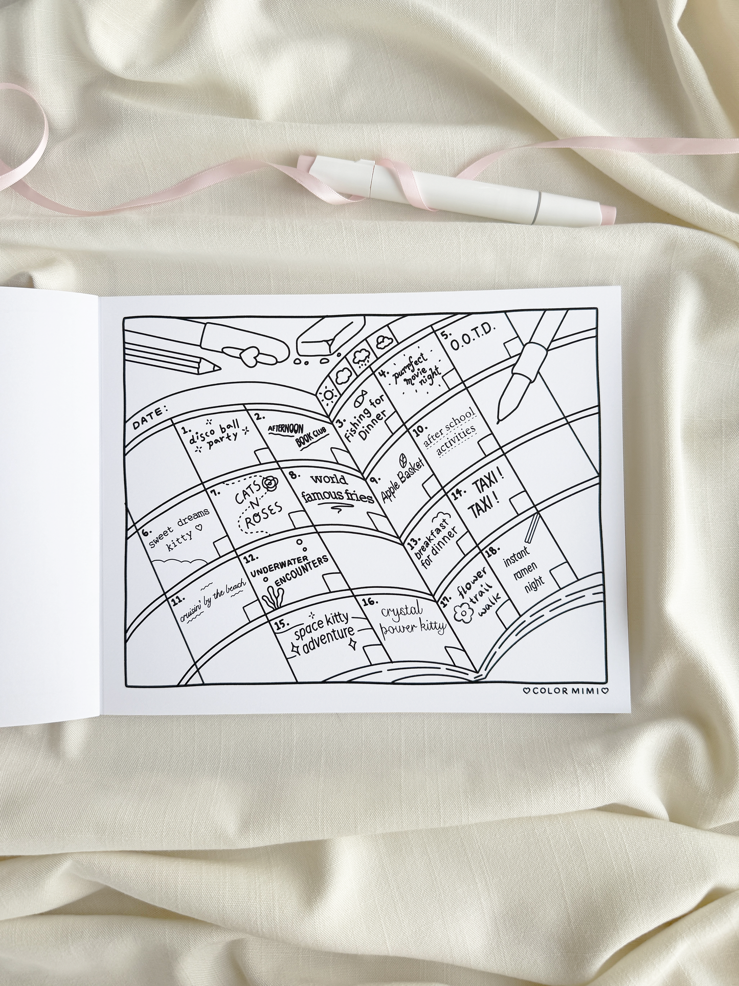 'Roro's Diary' Coloring Book Vol.1